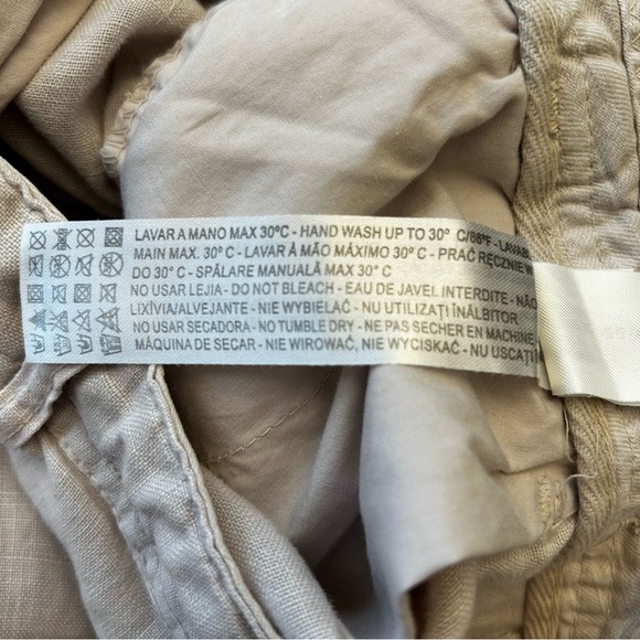 ZARA Boy’s Casual Cargo Pants in Stone - Picture 8 of 14